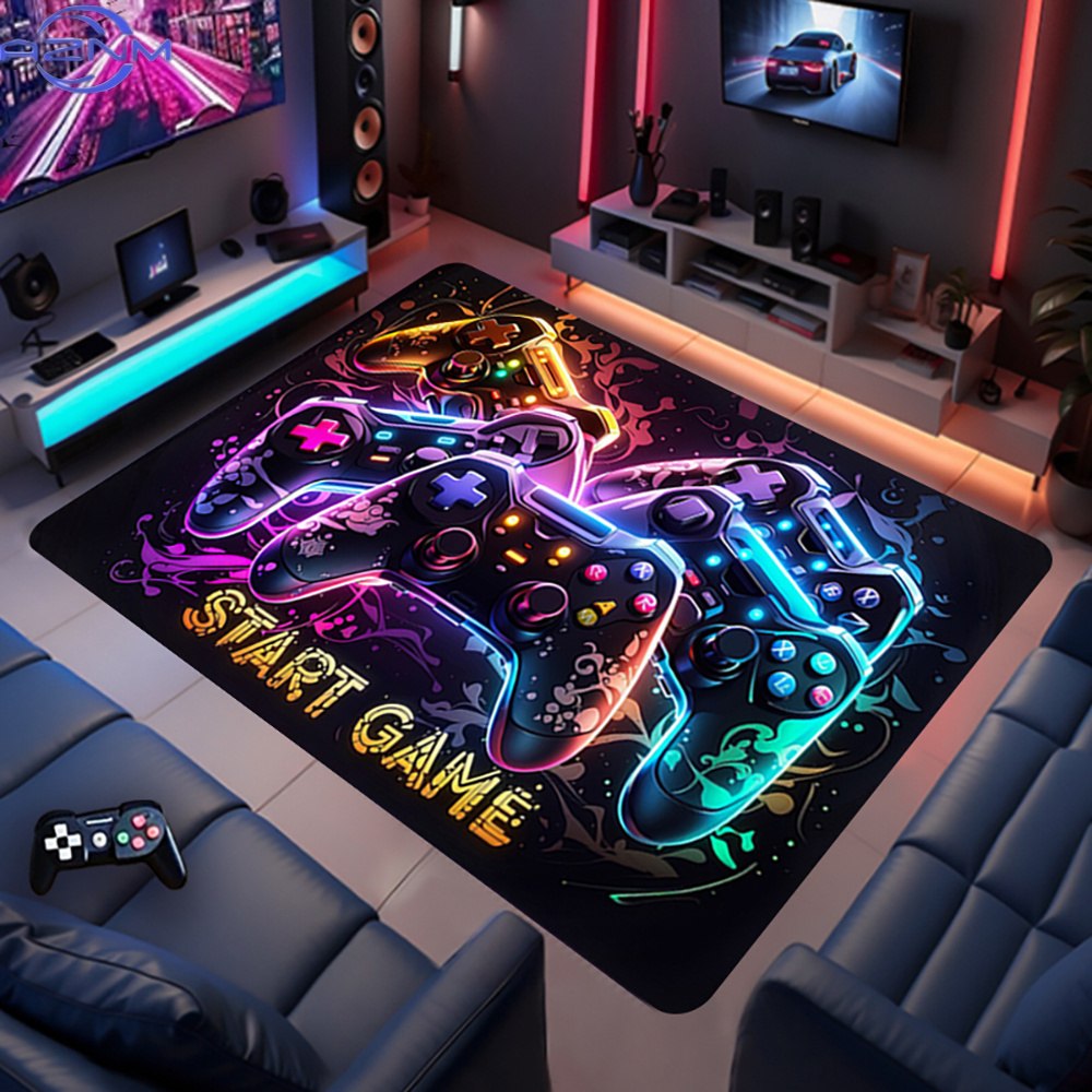 Esports Gaming Room - 1pc, Living Room Carpet, Game Console