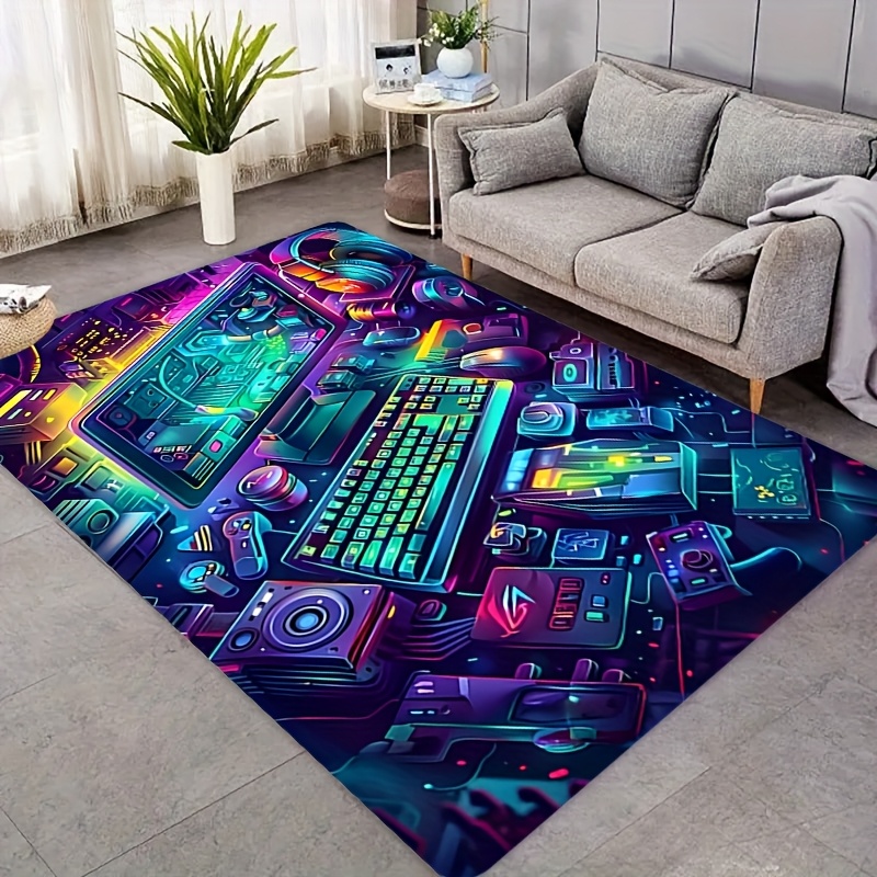 Cyberpunk Gaming Rug Flannel C - Esports Gaming Room recensione e prezzo