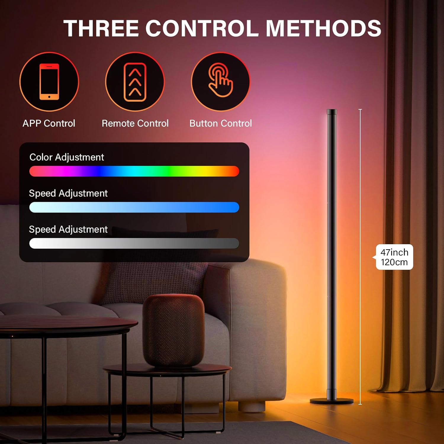 RGBIC Corner Floor Lamp  Smart - Esports Gaming Room recensione e prezzo