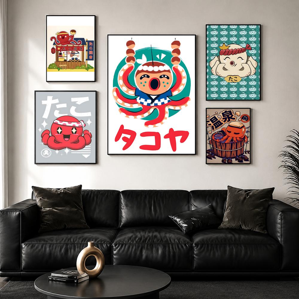 Cute Takoyaki Poster Wall Post - Esports Gaming Room recensione e prezzo