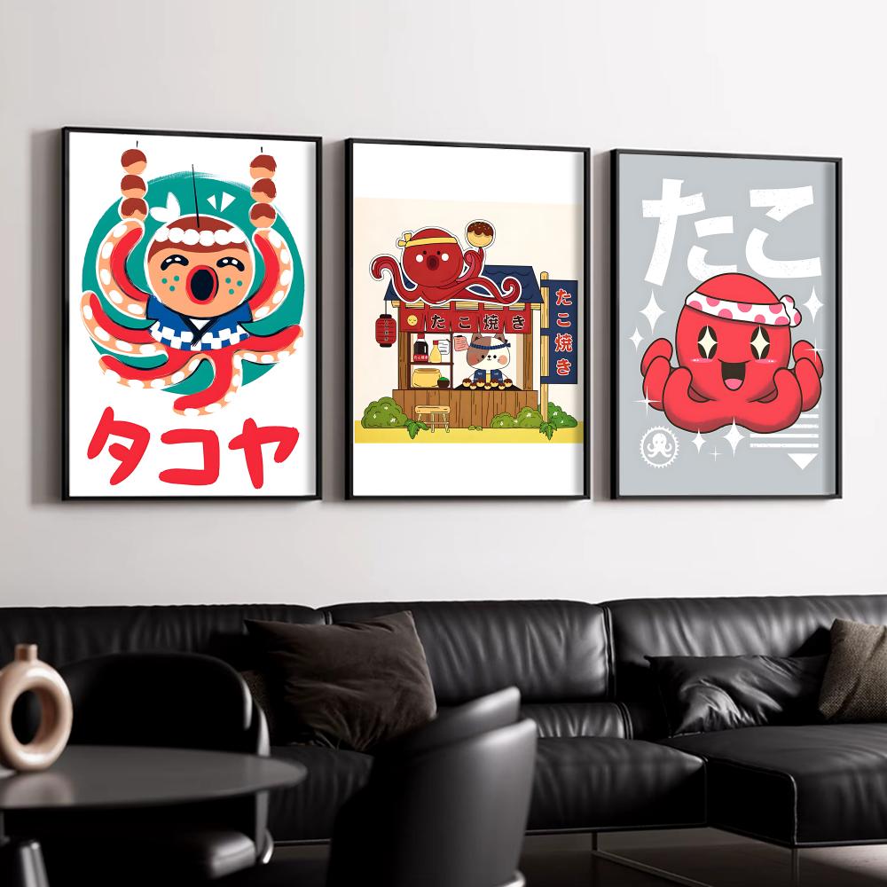Cute Takoyaki Poster Wall Post - Esports Gaming Room recensione e prezzo