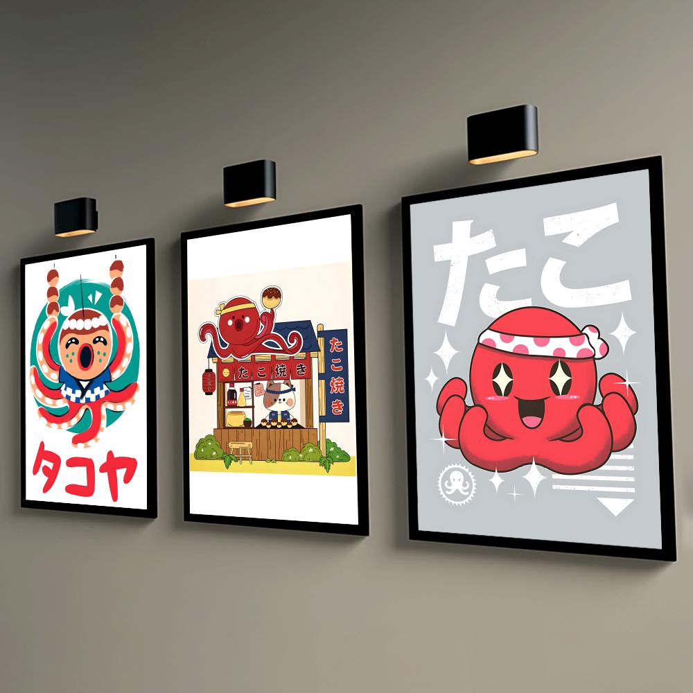 Cute Takoyaki Poster Wall Post - Esports Gaming Room recensione e prezzo