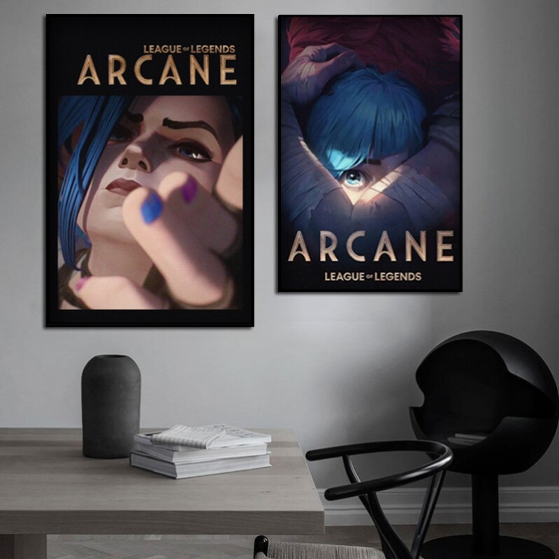 Arcane Jinx Close-Up Poster Un - Esports Gaming Room recensione e prezzo