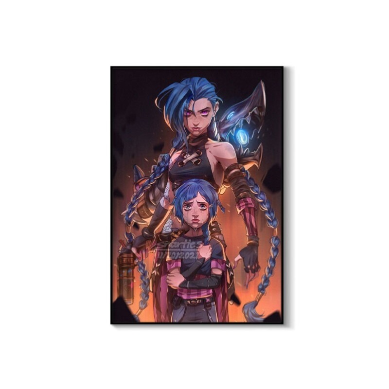 Arcane Jinx Close-Up Poster Un - Esports Gaming Room recensione e prezzo