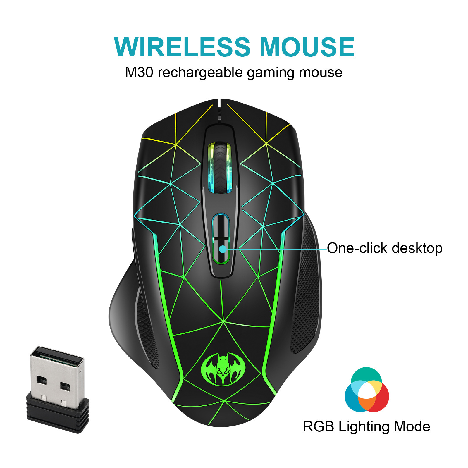 Wireless Charging RGB Light Ef - Esports Gaming Maus recensione e prezzo